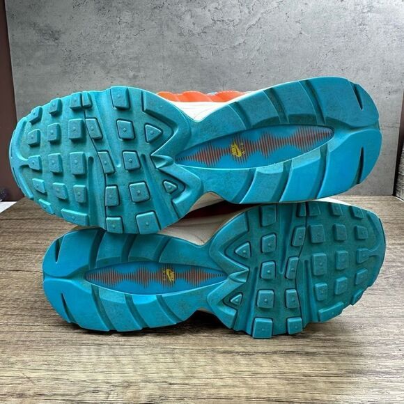 Nike~Air MAX 9~ “Summer Pack" Blue Fury/Summit/White GS~Size 4Y - Picture 7 of 8